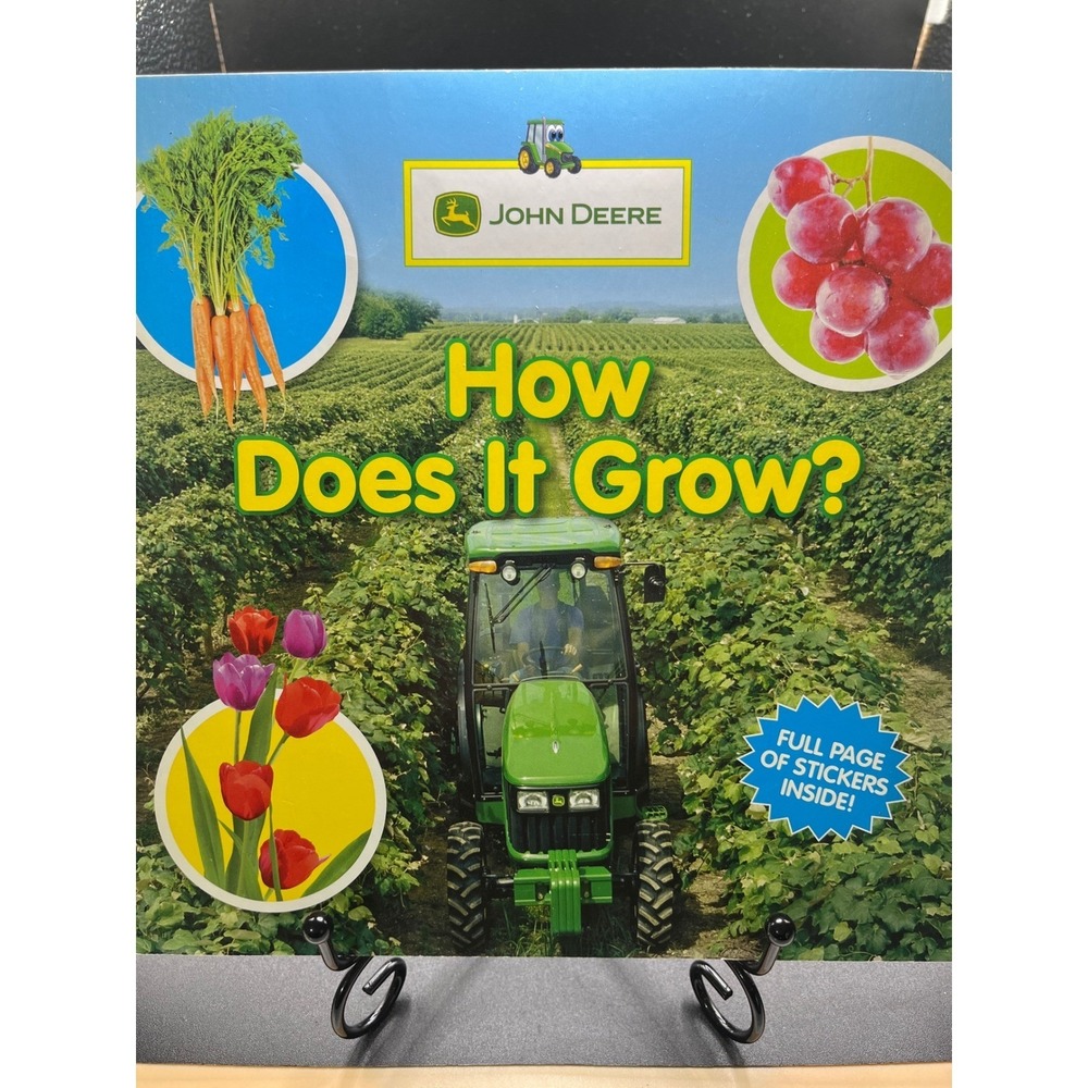 John Deere How Does‎ It Grow? Kids Learning Book with Stickers